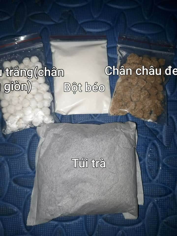 Com bo sét trà sữa Thái +sét Hồng Trà tặng thêm 5 ống hút