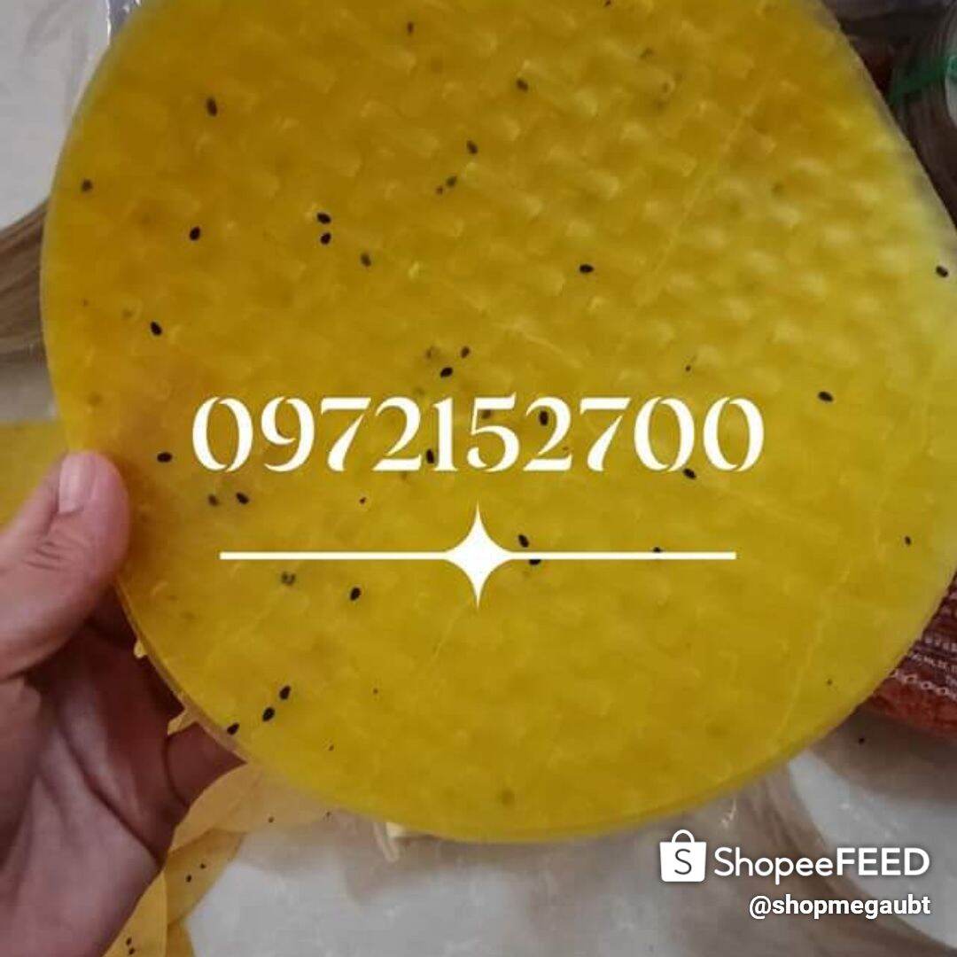 2kg vỏ bánh tráng nướng trứng cút vàng + trắng. Vỏ dày dặn nướng lên giòn tan ăn kèm bơ trắng tương ớt