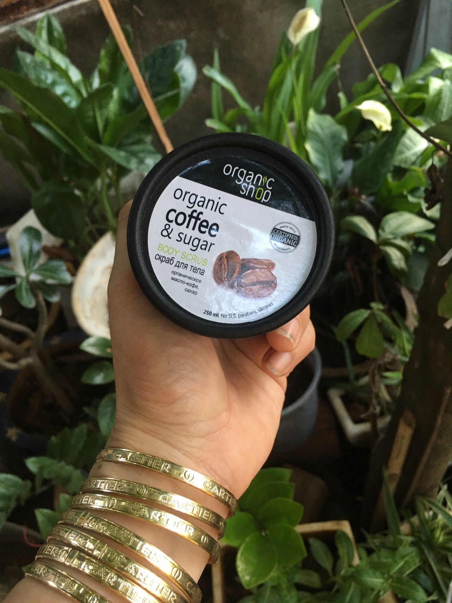 Muối cà phê tẩy tế bào chết Organic