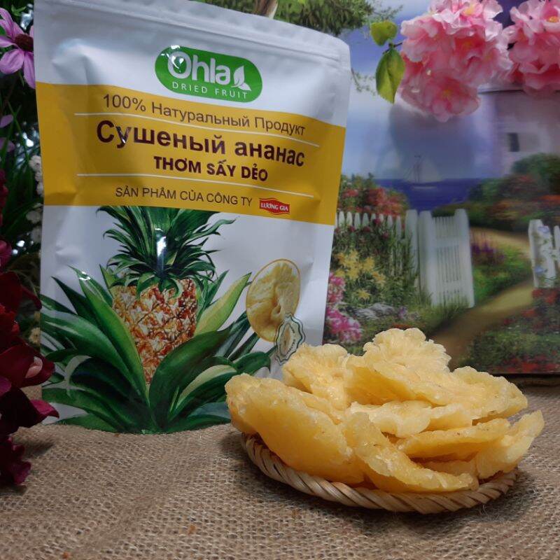 Thơm sấy lạnh lương gia 500gr