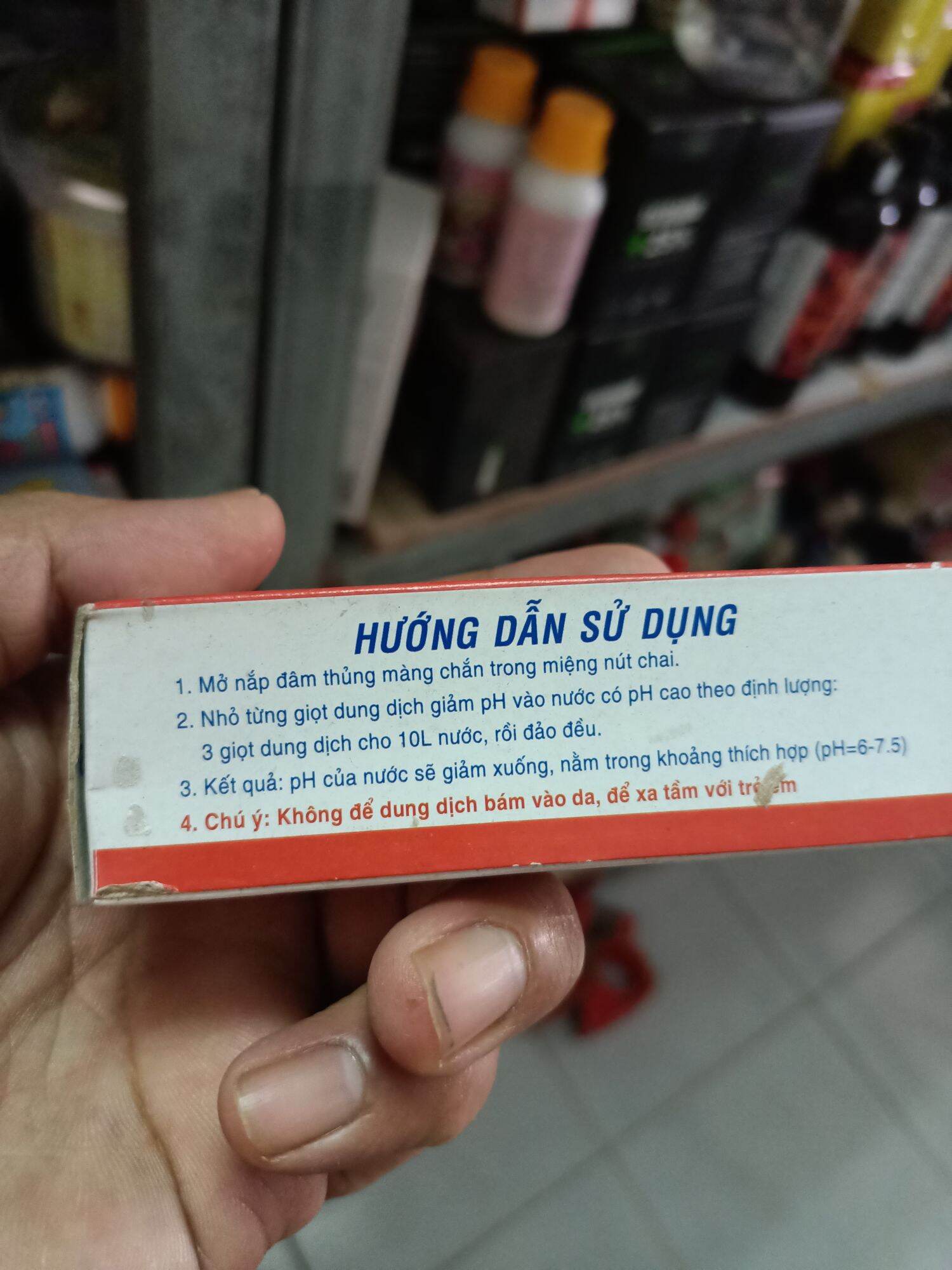 GIẢM ĐỘ PH CHO HỒ CÁ , DUNG DỊCH GIẢM PH , GIẢM ĐỘ PH