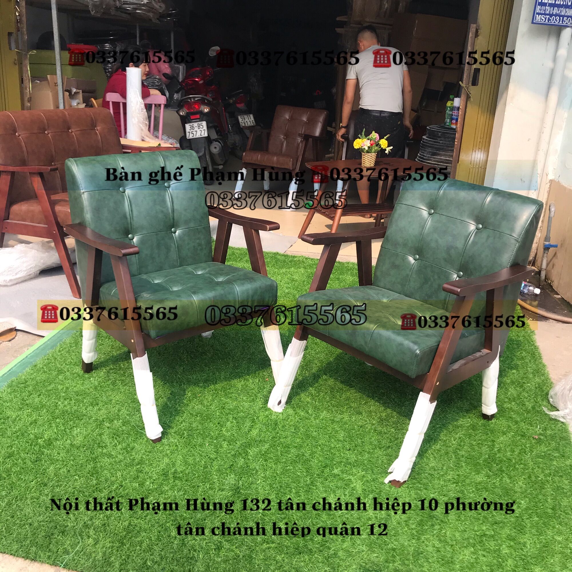 Ghế sofa cafe , ghế decor khách sạn nhà hàng