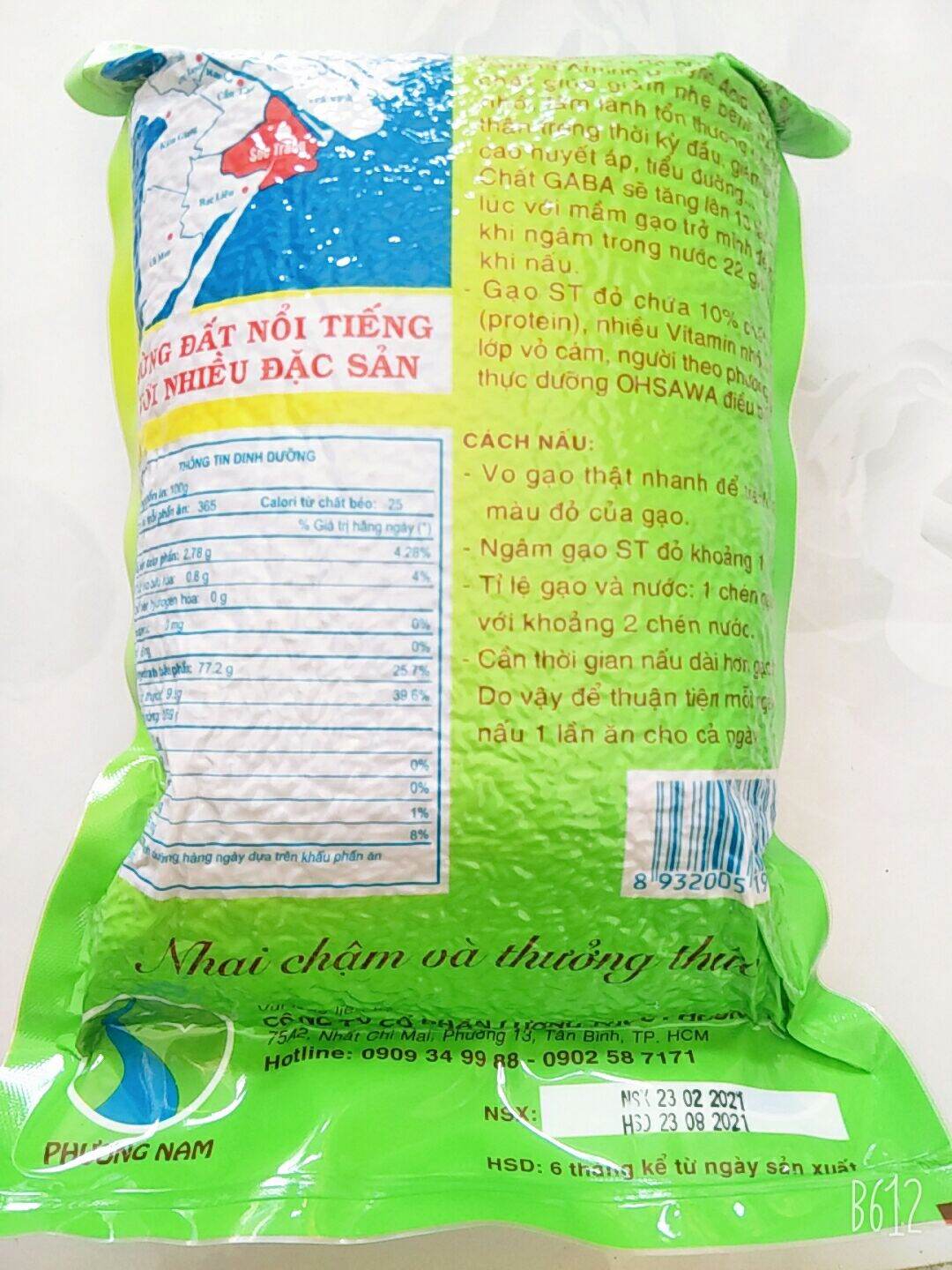 Gạo lứt ST đỏ (Sóc Trăng) 2kg