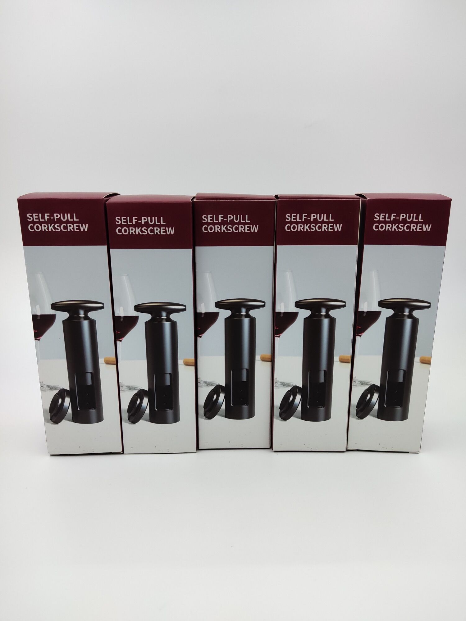 [HCM]Đồ Khui Rượu Vang Cao Cấp Self - Pull Corkscrew