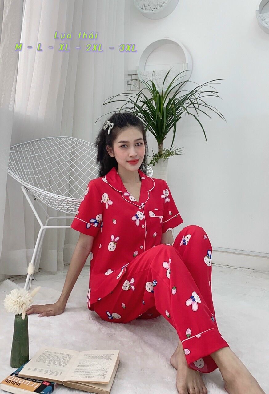 Đồ bộ mặc nhà HOLA lụa thái pijama
