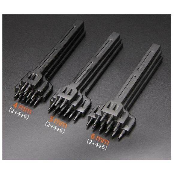 ĐỤC LỔ TRÒN 1LY, KHOẢNG CÁCH 4mm,5mm,6mm