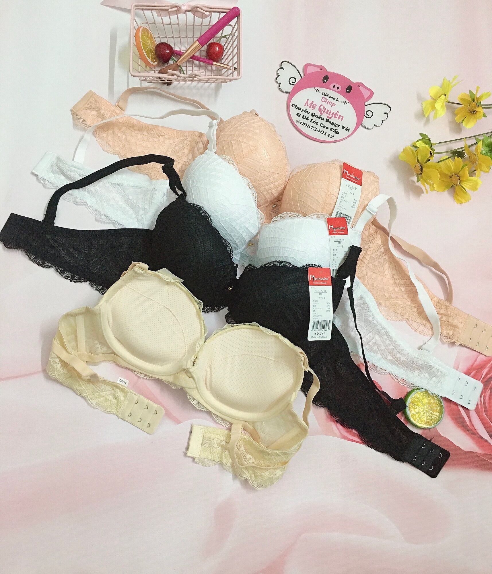 [Siêu độn 5cm] Áo lót mút dày thông hơi ôm ngực
