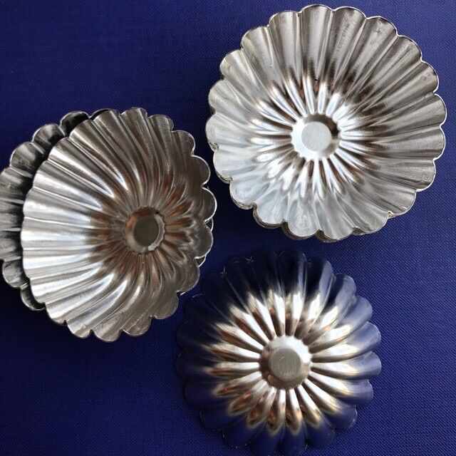 [HCM]Combo 50 khuôn bánh bò nhôm đúc hoa cúc