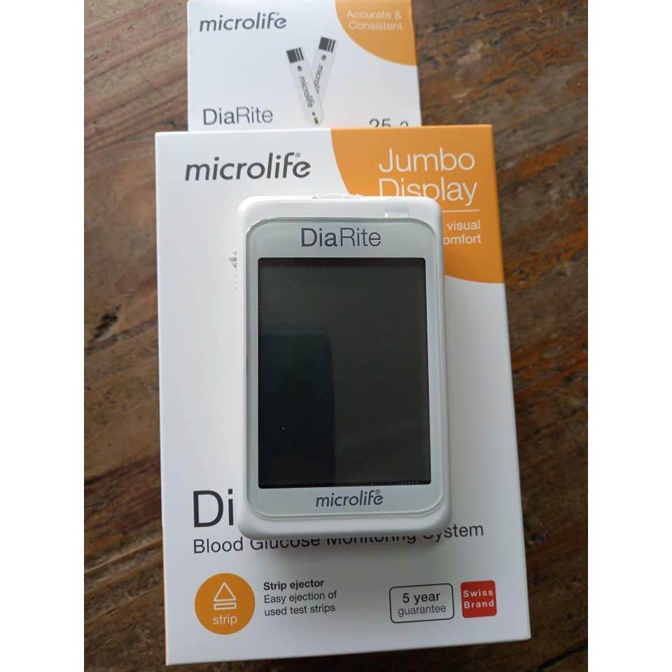 Que thử đường huyết Microlife 25 que