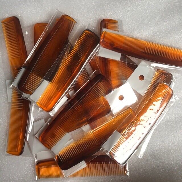 Set 5 Lược nâu Bóng Mini Bỏ Túi (12cm, hình thật)