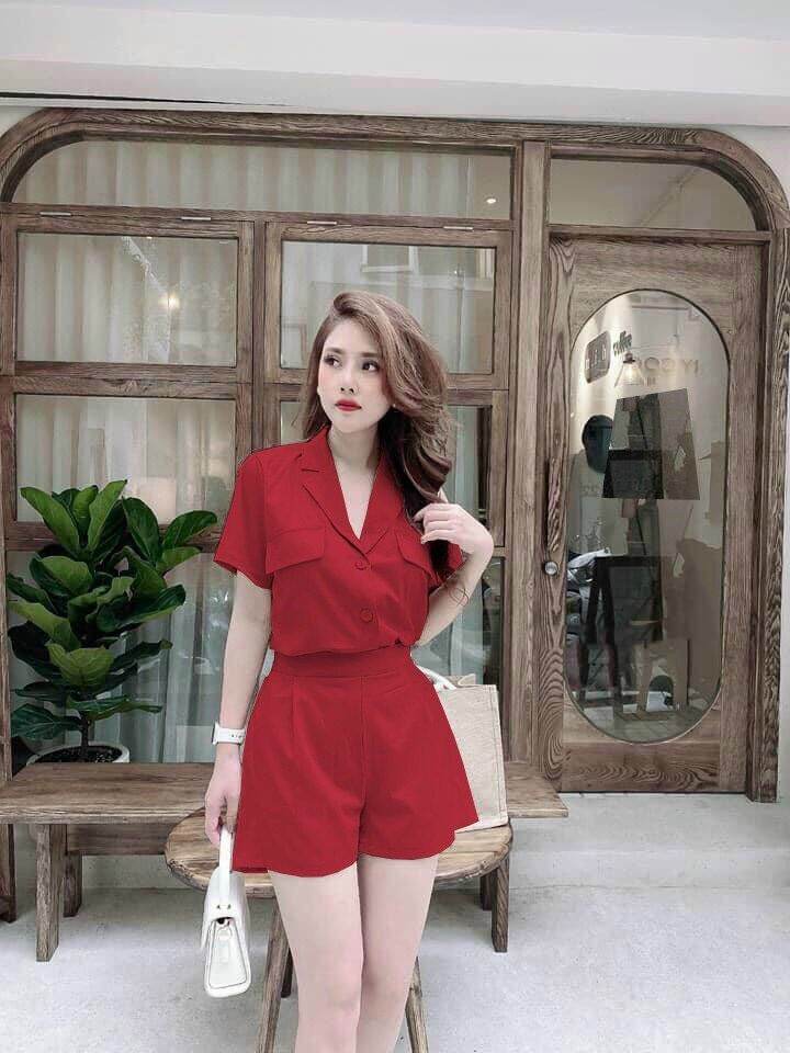 Sét bộ đùi nữ cổ vest siêu xinh vải đũi nhật mát mẻ size từ 40-70kg đồ bộ dạo phố đồ bộ mặc nhà siêu xinh