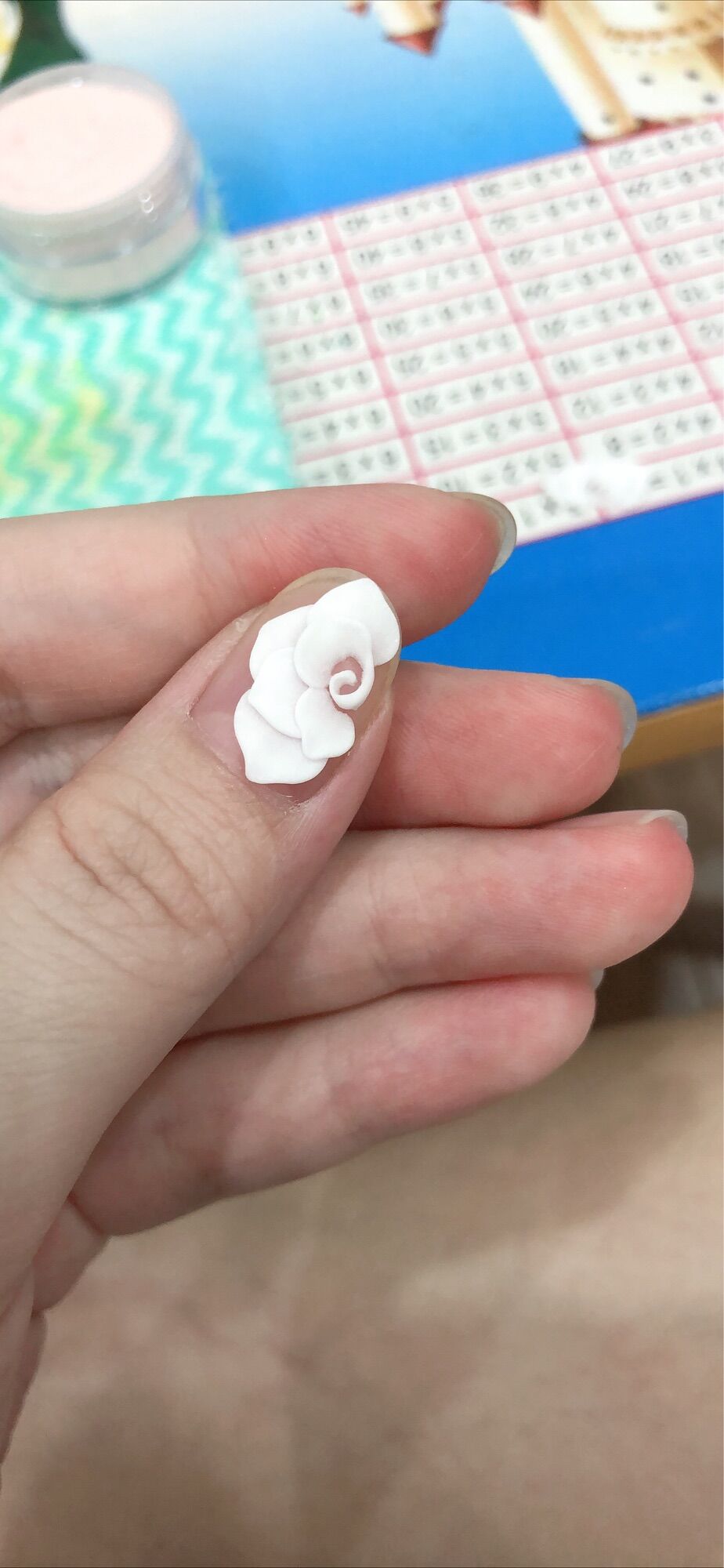 Hoa bột - phụ kiện nail- hồng ẩn
