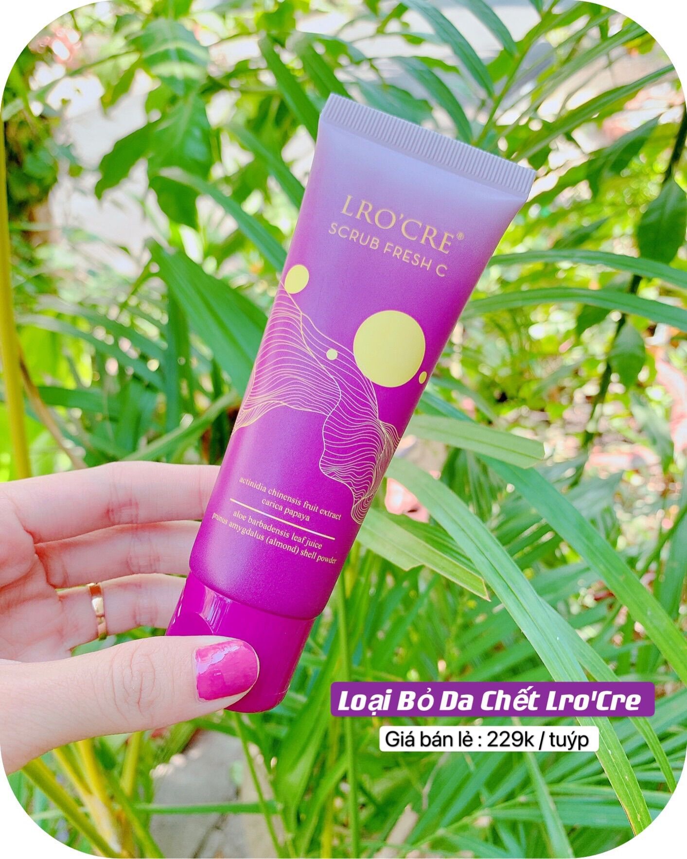 [HCM]Combo sữa rửa mặt Lrocre và tẩy da chết mặt Lrocre
