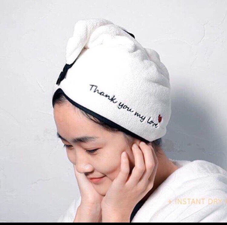 Khăn cuốn ủ tóc, gội đầu nhanh khô siêu thấm