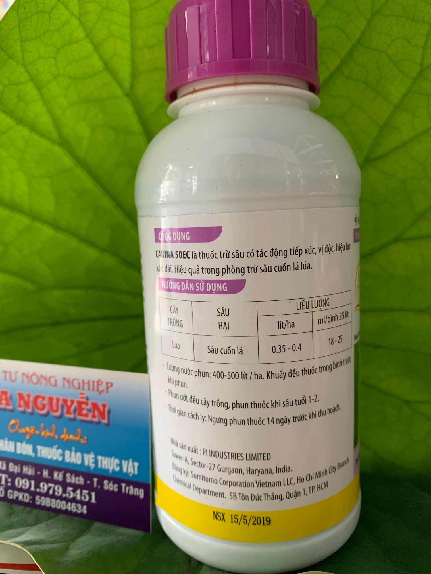 Carina 50EC 450ml $au rầy tránh xa