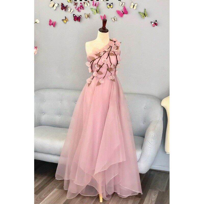 Đầm dự tiệc hoa nổi