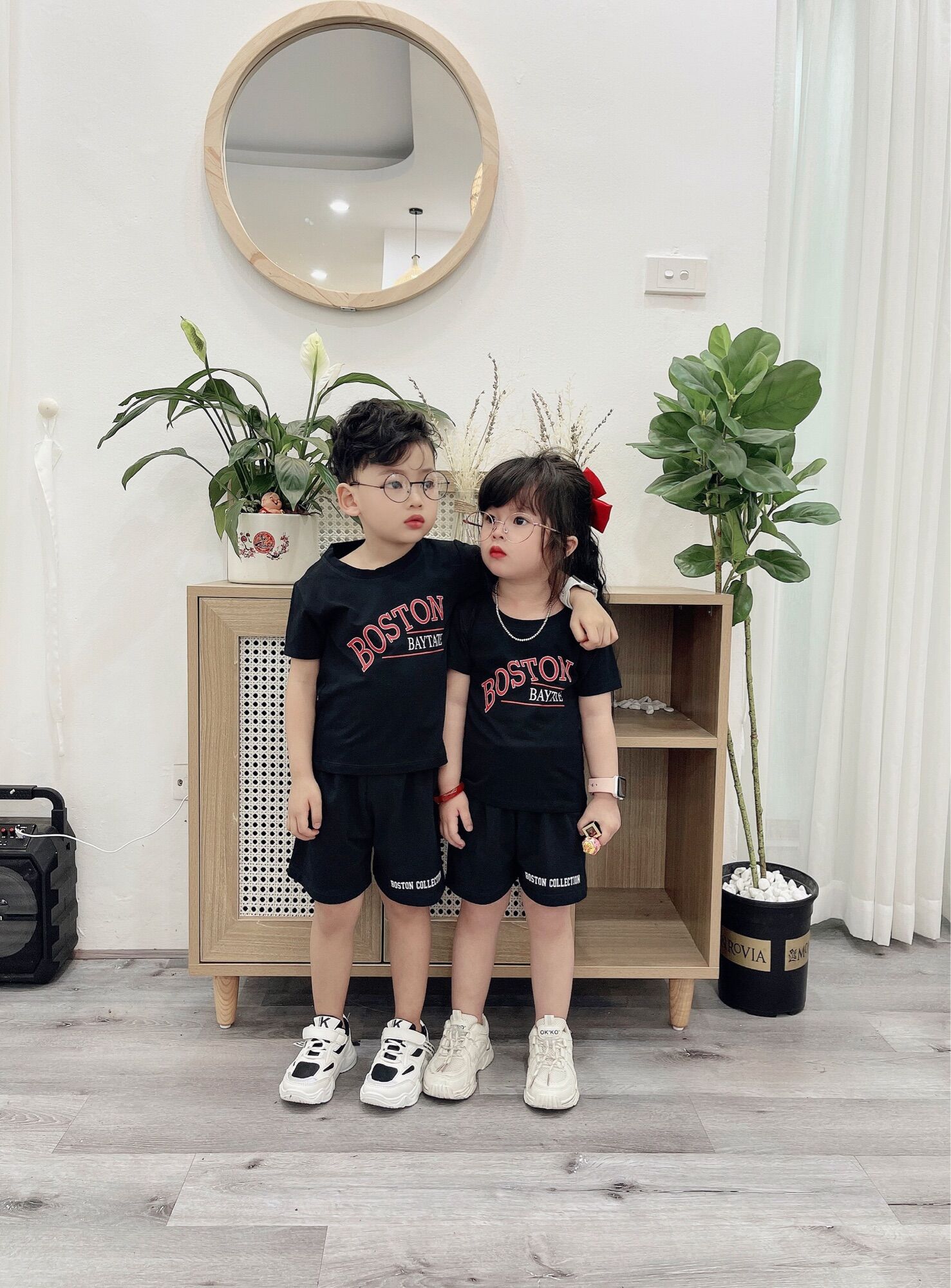 Bộ cotton boston loại 1
