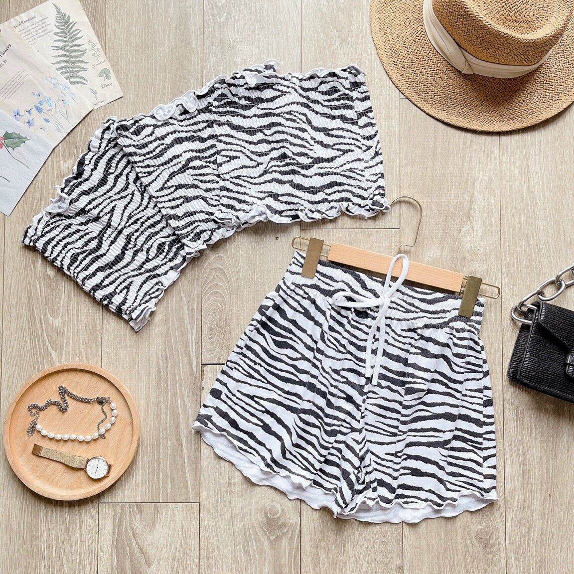 [HCM]Áo croptop cúp ngực bò sữa siêu xinh