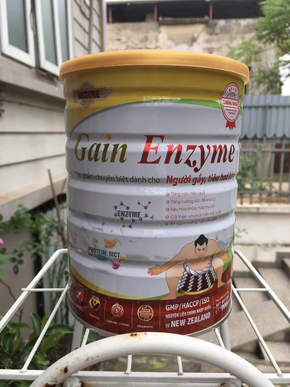 sữa bột USSURE GainEnzyme ( sản phẩm chuyên biệt dành cho người gầy và tiêu hoá kém )