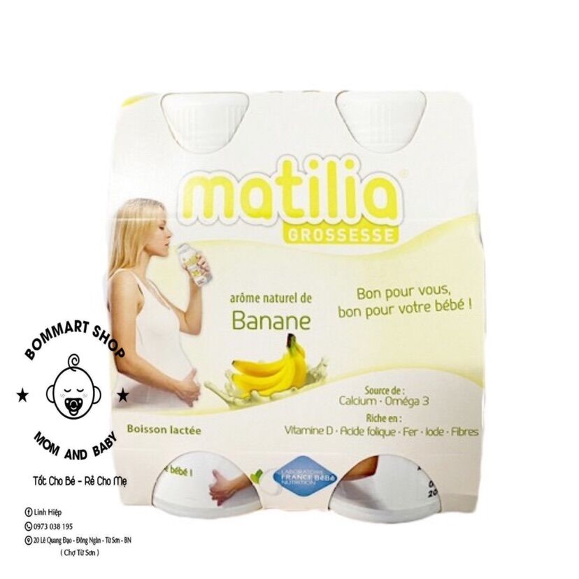 Sữa bầu matilia vị chuối