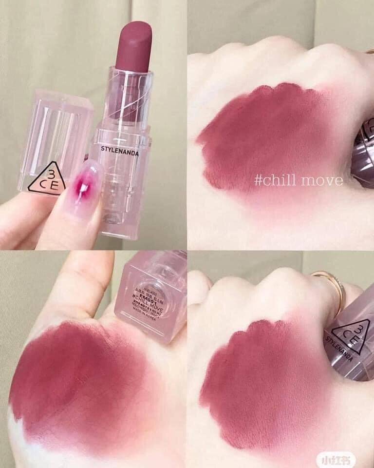 3Ce Soft Matte Lipstick #Chill Move