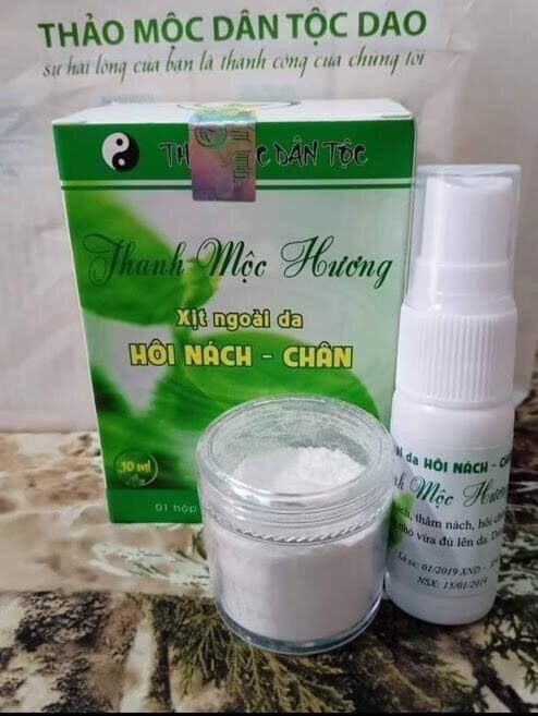 Hôi nách hôi chân thanh mộc hương