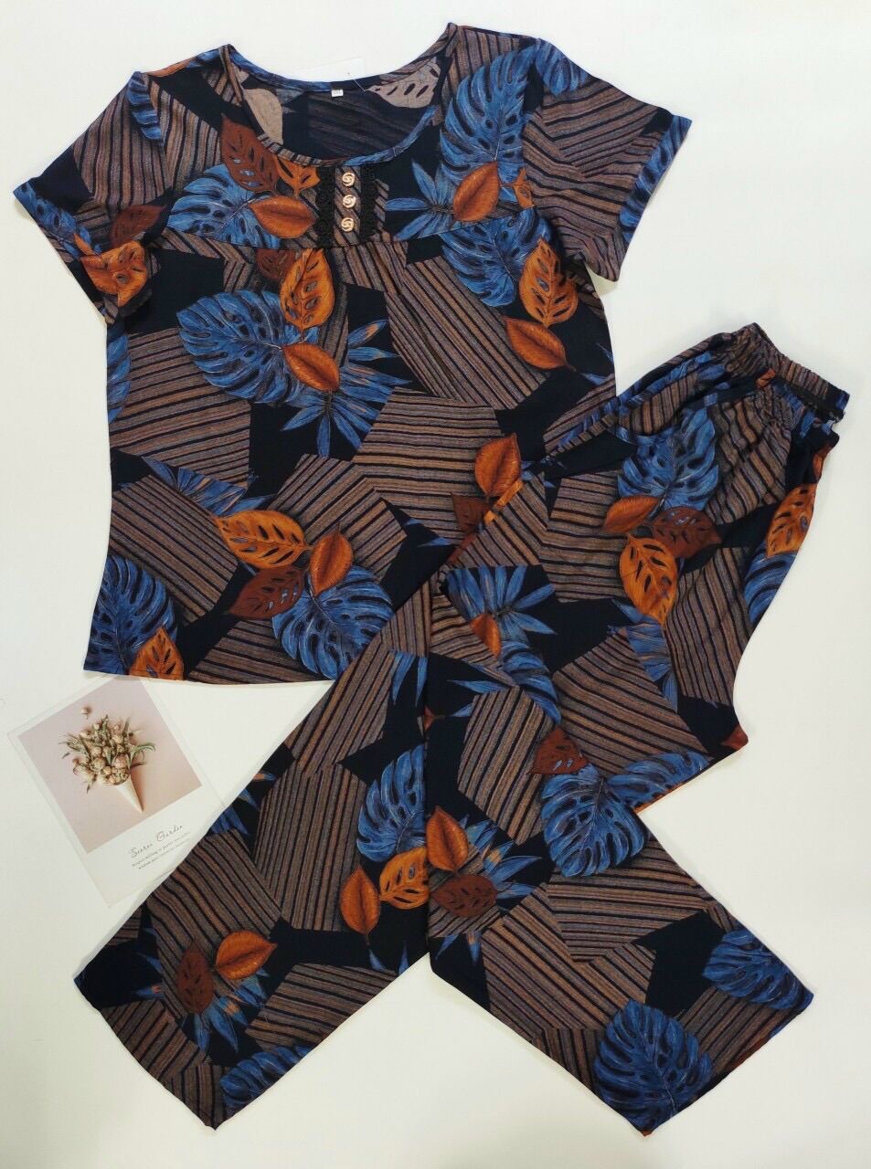 [HCM]Bộ tôn lửng nhung thái (size 40-75kg