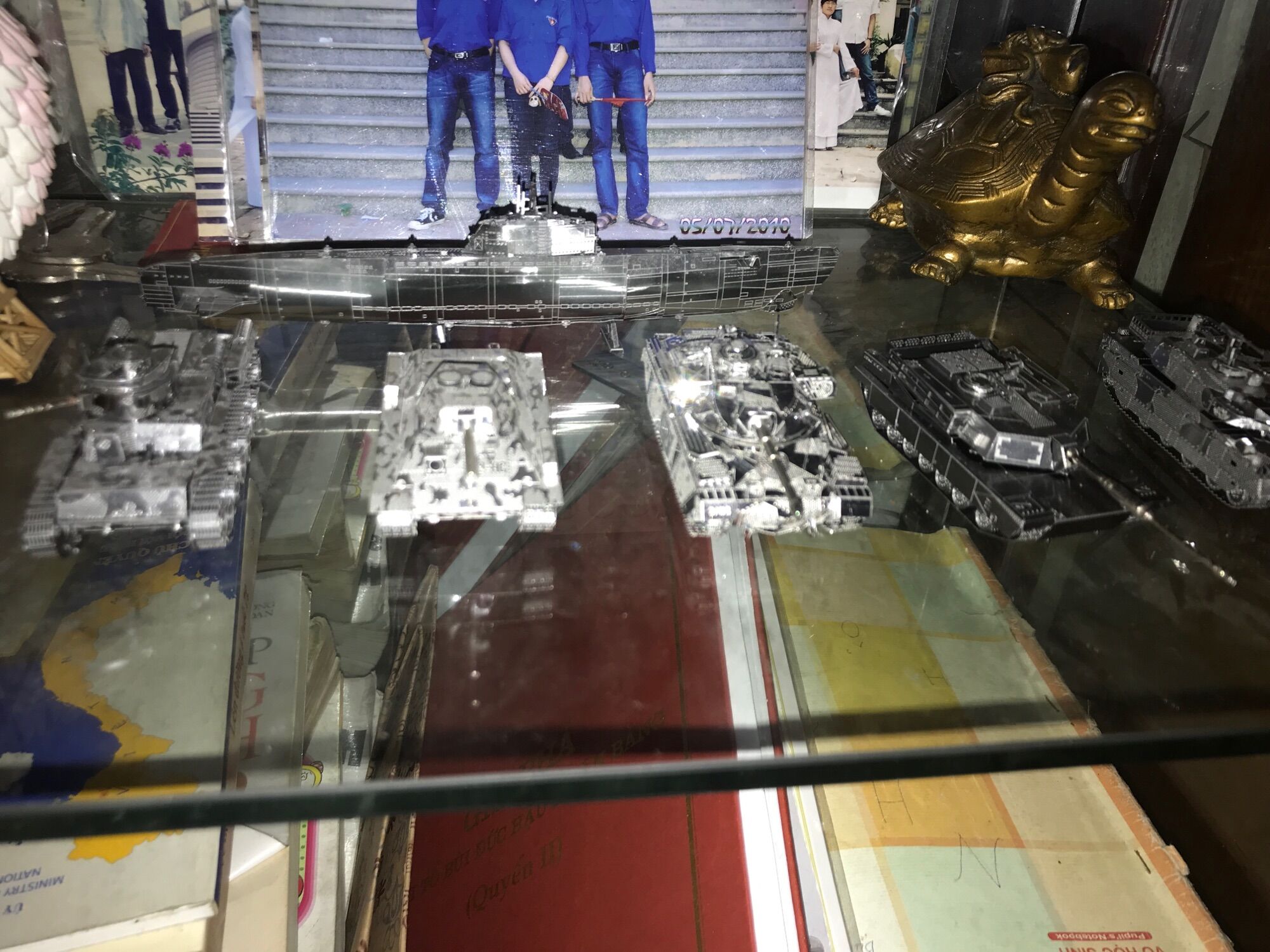 (Đã Lắp/ handmade ) Xe tăng mô hình kim loại 3D