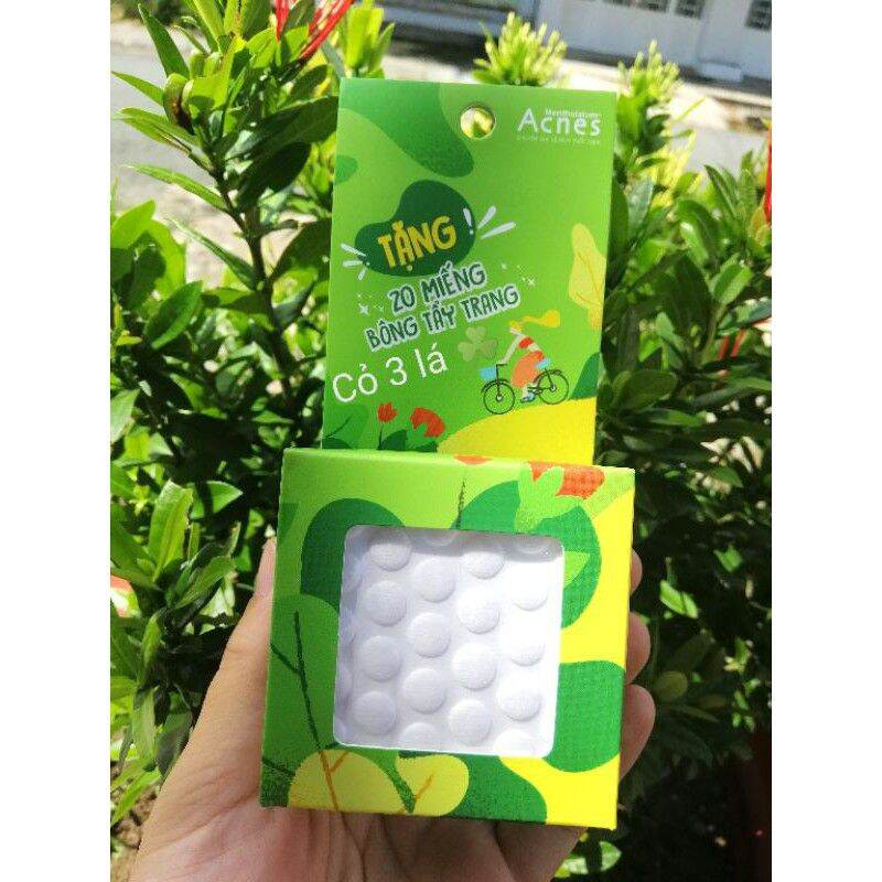 Combo 5 Hộp Bông Tẩy Trang Acnes 20 Miếng/Hộp