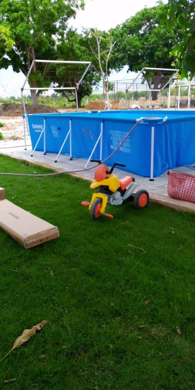 Bể bơi lắp ghép 4mx2.11m cao 81cm