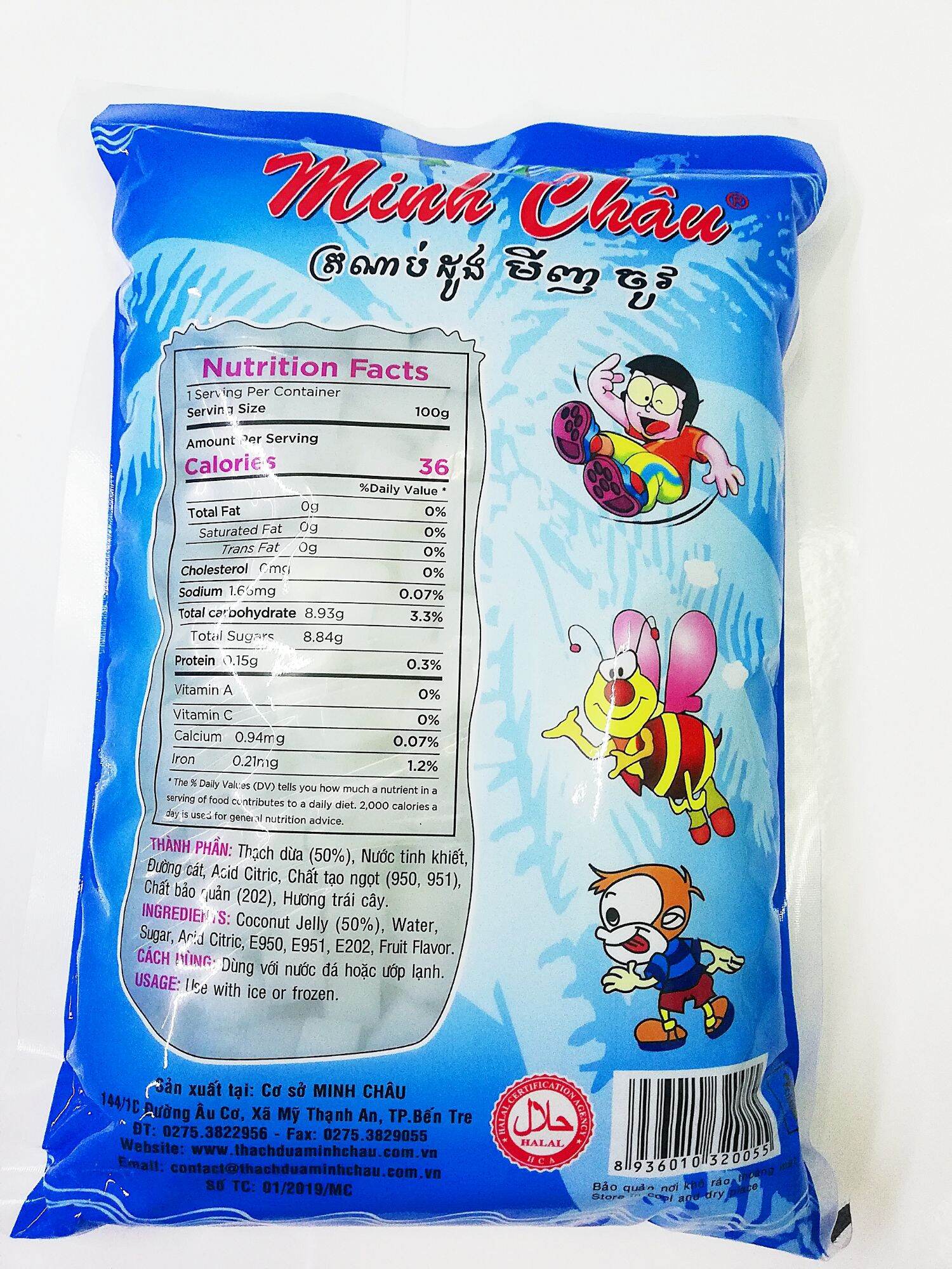 Thạch dừa Minh Châu ăn liền 1kg