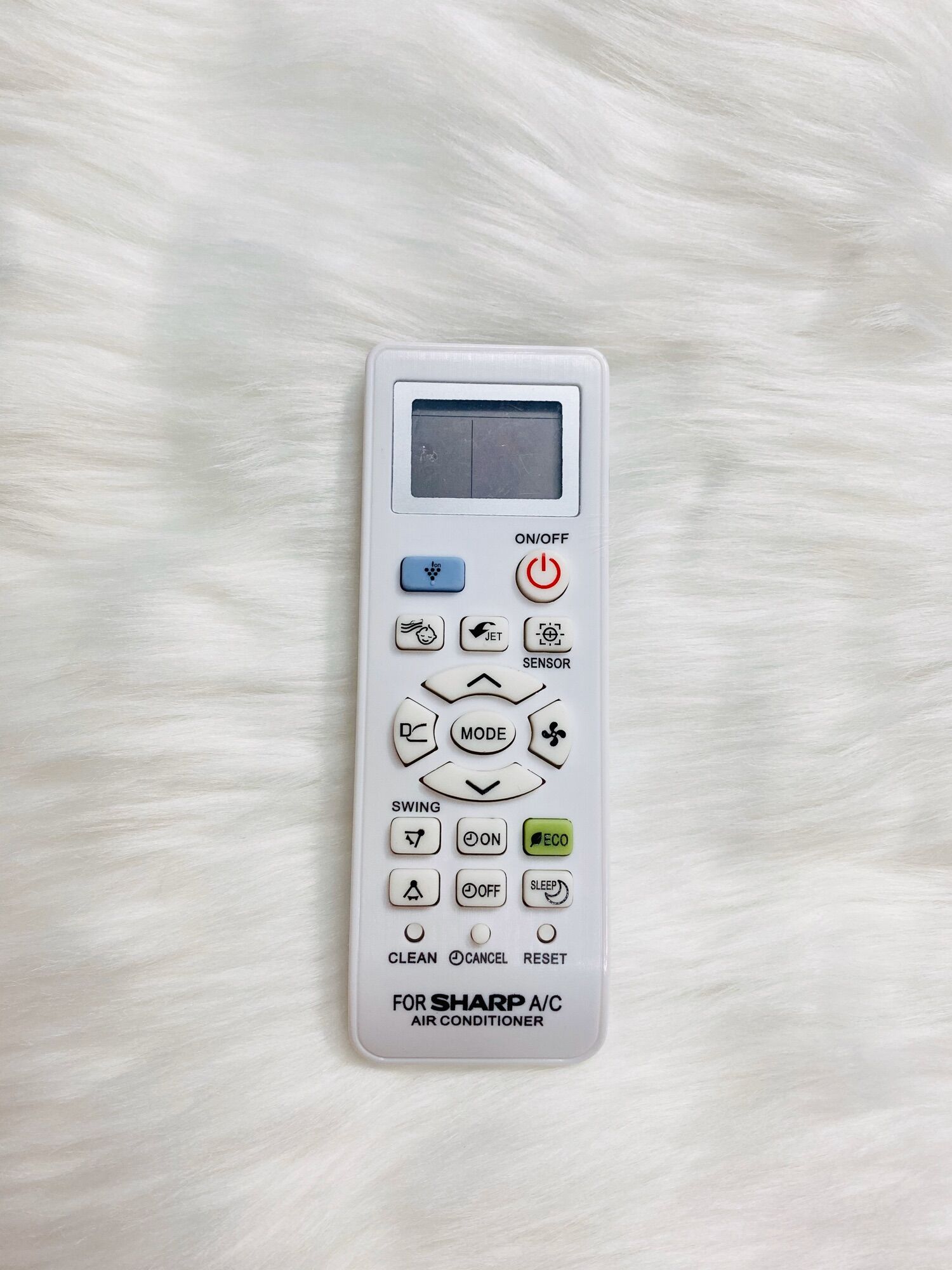 [HCM]REMOTE ĐIỀU KHIỂN MÁY LẠNH ĐIỀU HOÀ SHARP 3 NÚT MÀU