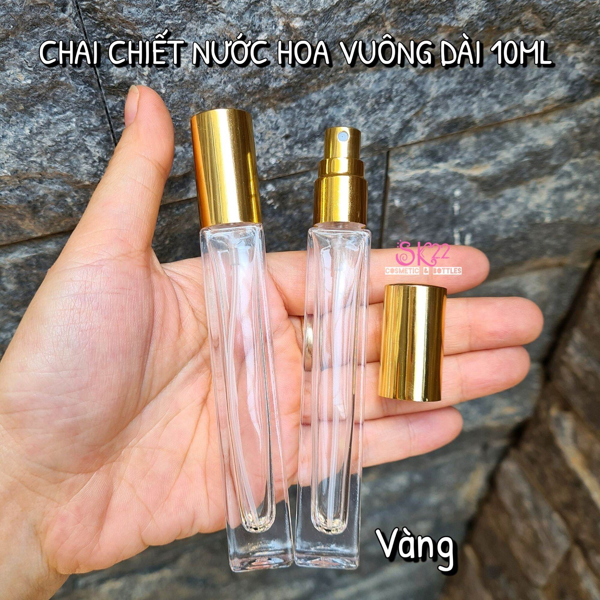 🥕CHAI CHIẾT NƯỚC HOA VUÔNG/TRÒN DÀI 10ML🥕