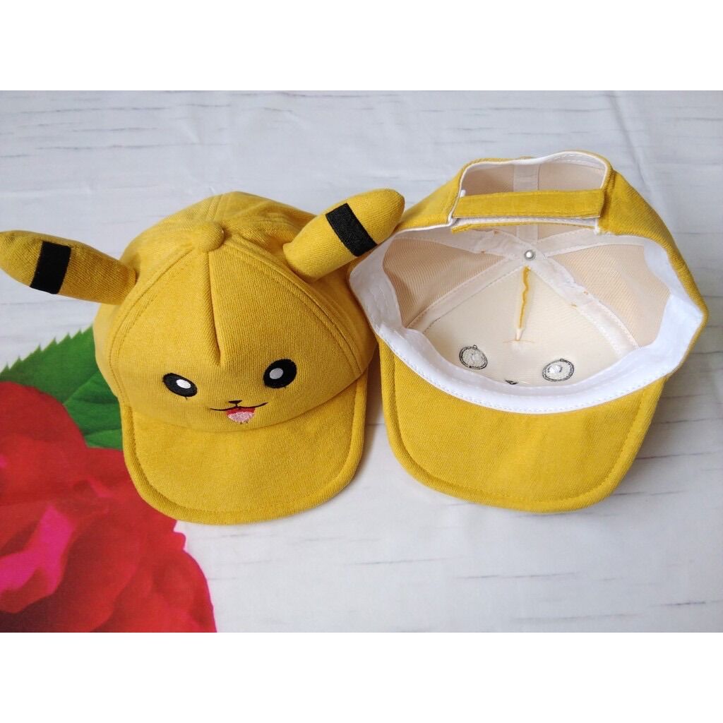 [HCM]Nón Kết Mỏ Mềm Pikachu Cho Bé Dể Thương 1t đến 3t