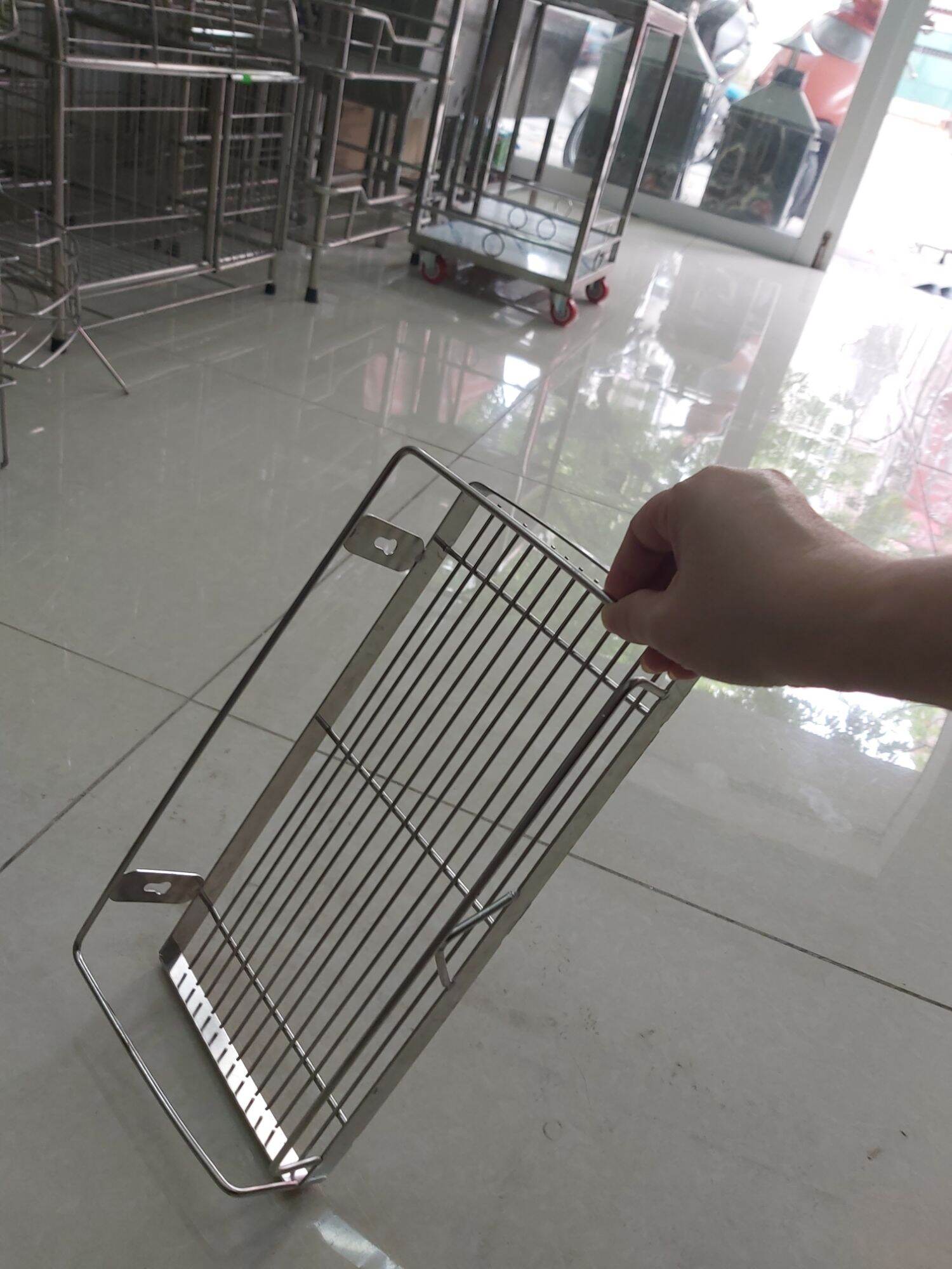 Kệ gia vị 1 tầng inox