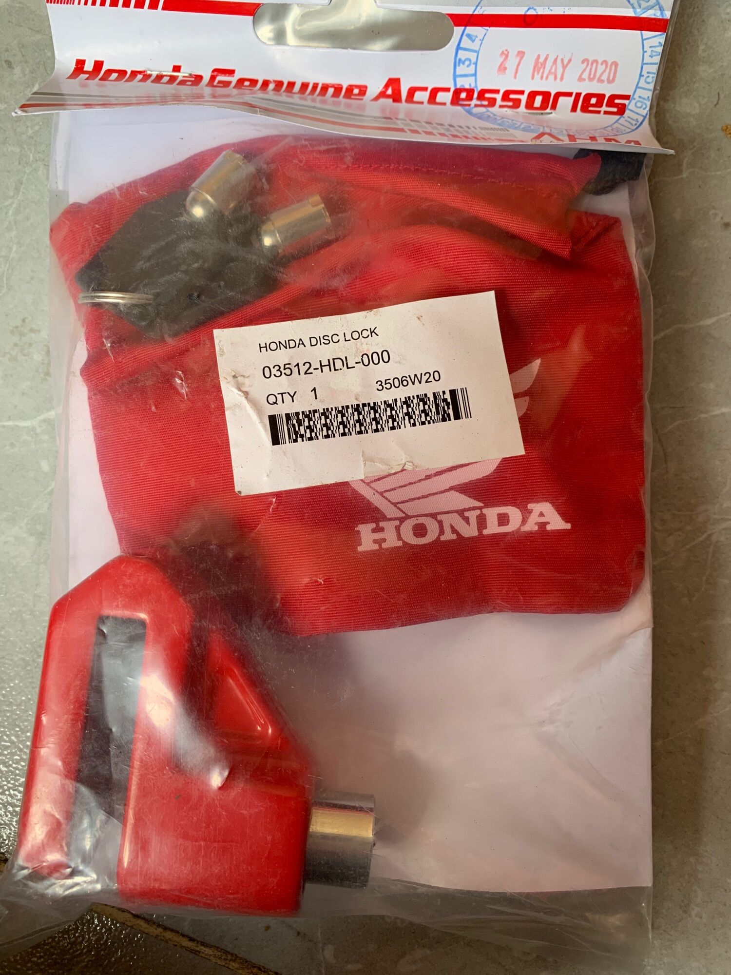 Khoá đĩa honda khoá thắng đĩa