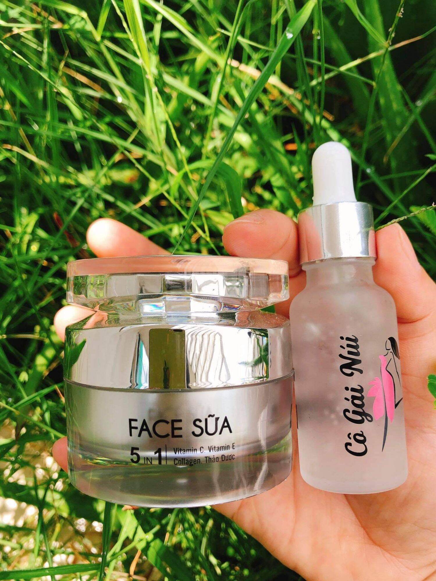 Serum + Kem Face Cô Gái Núi (Hộp Kem Mẫu Mới)