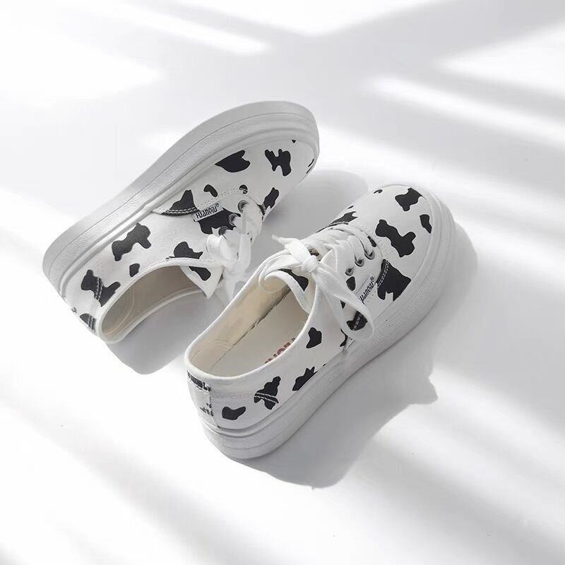 Giày sneaker nữ VAn bò sữa hotrend, giày nữ thấp cổ hot