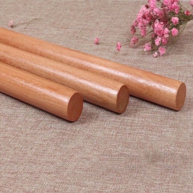 Cán lăn bột gỗ 30cm