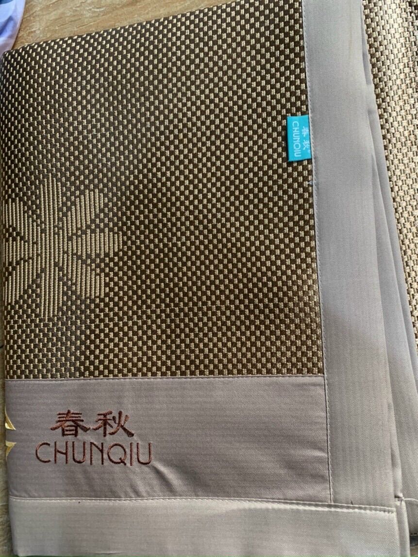 Chiếu lụa tơ tằm CHUNQIU nhập khẩu cao cấp (kèm 2 vỏ gối)