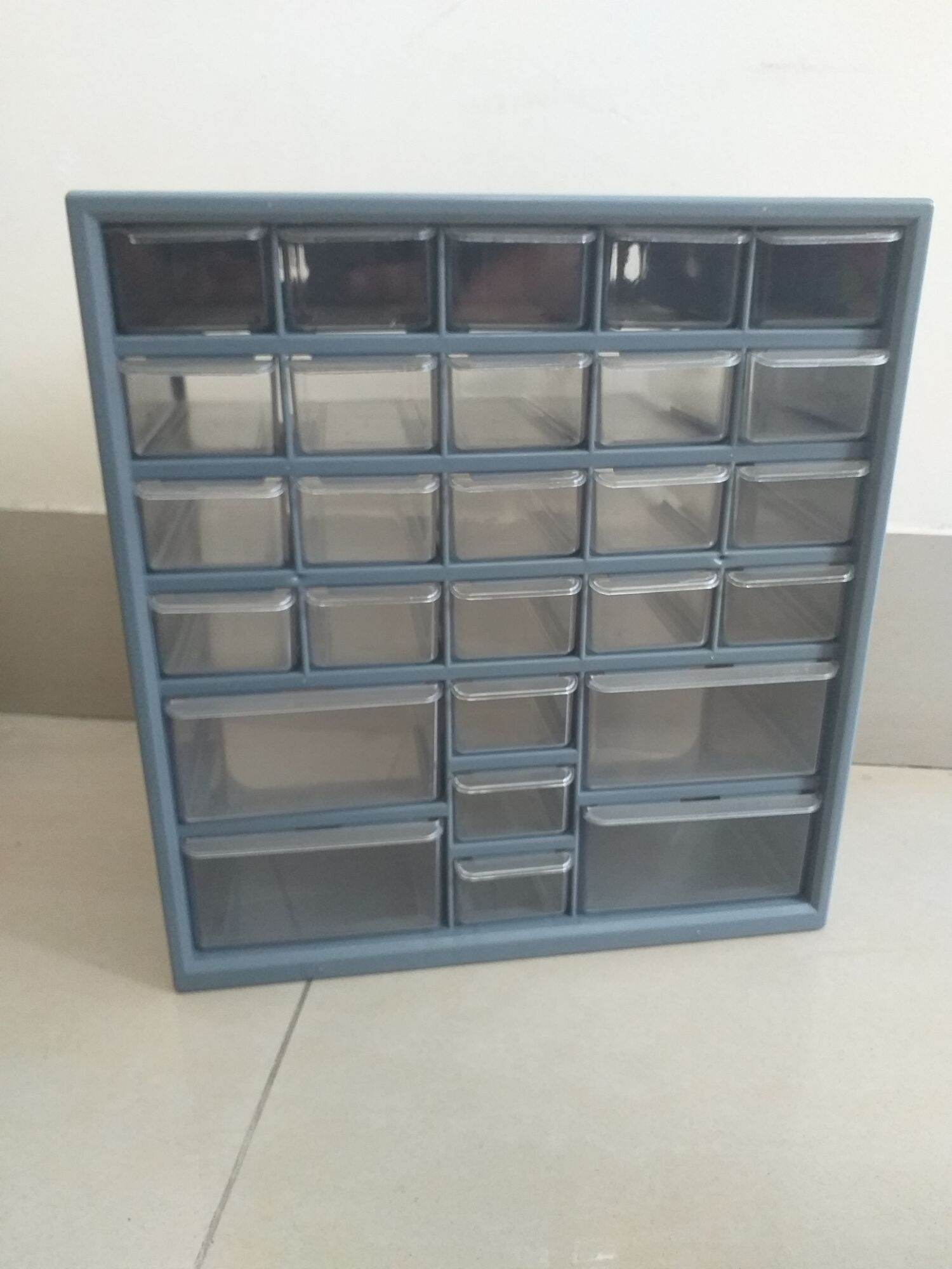 Tủ nhựa mini 27 ngăn trong suốt nhiều hộc nhỏ Duy tan