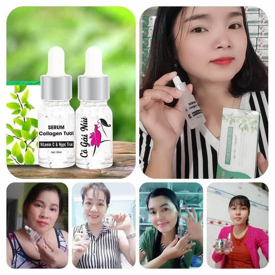 combo kem FACE sữa + SERUM Cô gái núi