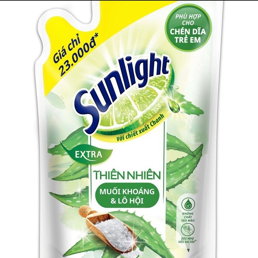 [HCM]Nước Rửa Chén Sunlight Thiên Nhiên dạng chai 750ml