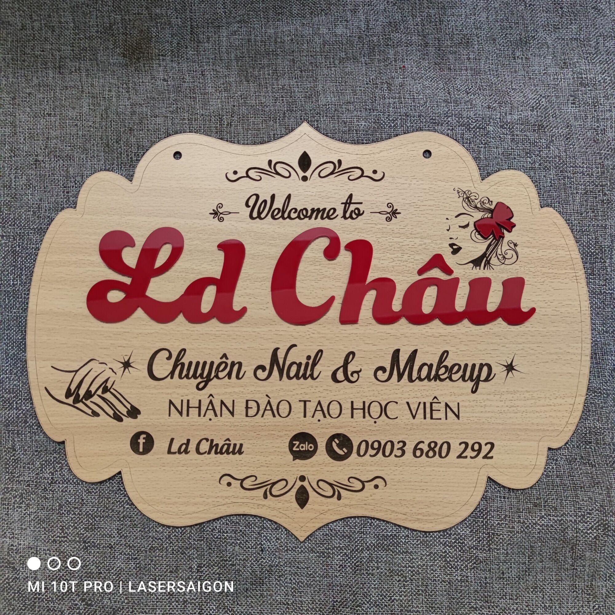 [HCM]Bảng Gỗ - Khắc Tên Shop - Bảng chụp ảnh sản phẩm - Thiết kế theo yêu cầu