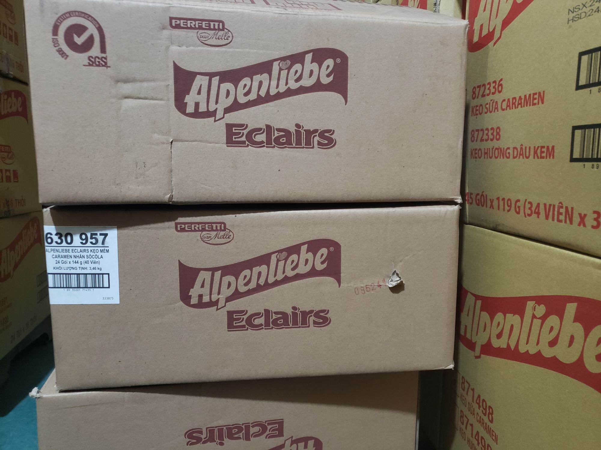 [HCM]Kẹo mềm Alpenliebe Éclair socola  144g