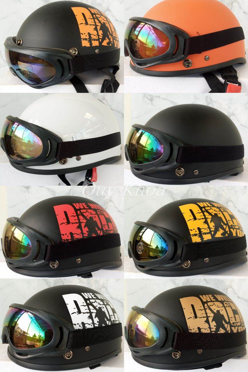 Mũ bảo hiểm phượt kèm lưỡi trai gắn rời