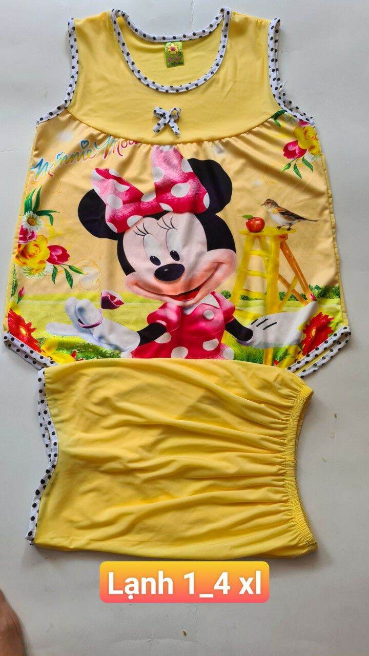 bộ thun lạnh lớn bé gái 30 đến 38ky