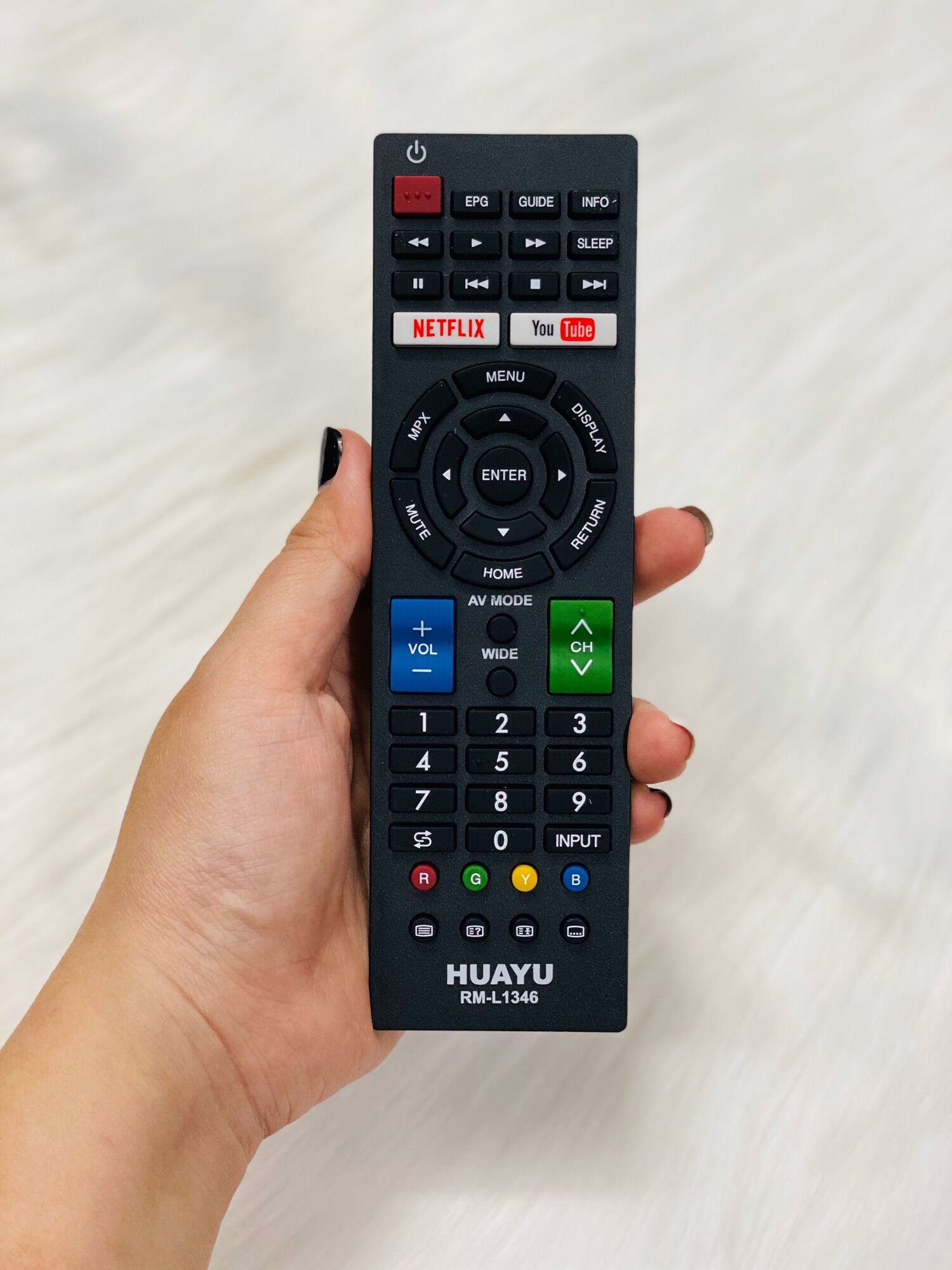 [HCM]REMOTE ĐIỀU KHIỂN TIVI SHARP SMART HUAYU RM- L1346