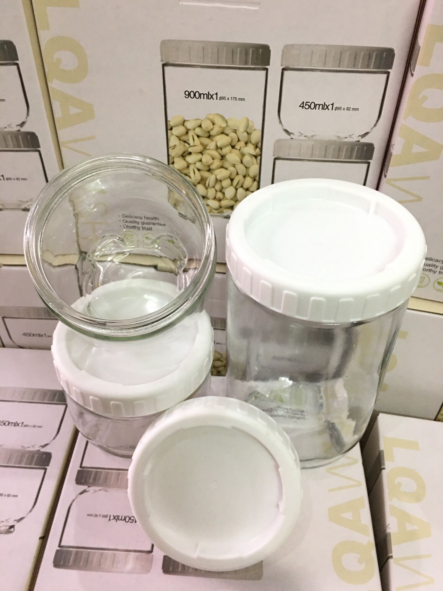 [HCM]???? BỘ 3 HỦ GIA VỊ THUỶ TINH ??