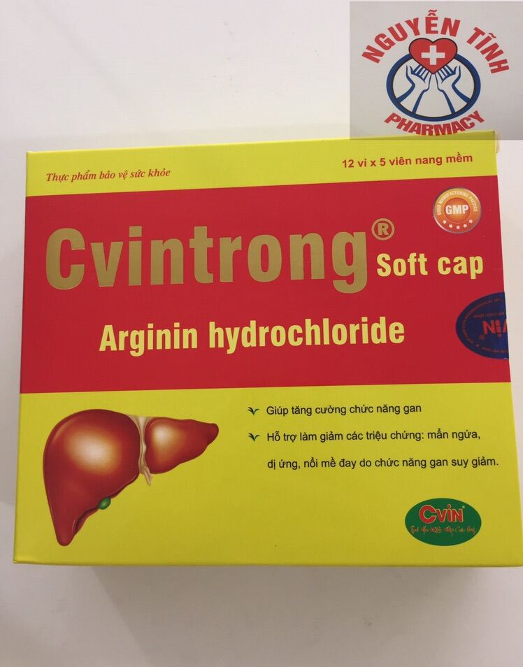 Cvintrong Bổ Gan Tăng Cường Chức Năng Gan Hộp 60 Viên